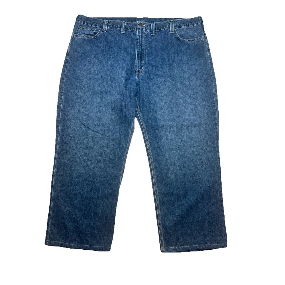 Carhartt‎ Men's Dark Wash Size 46x30 Jeans EXCELLENT CONDITION